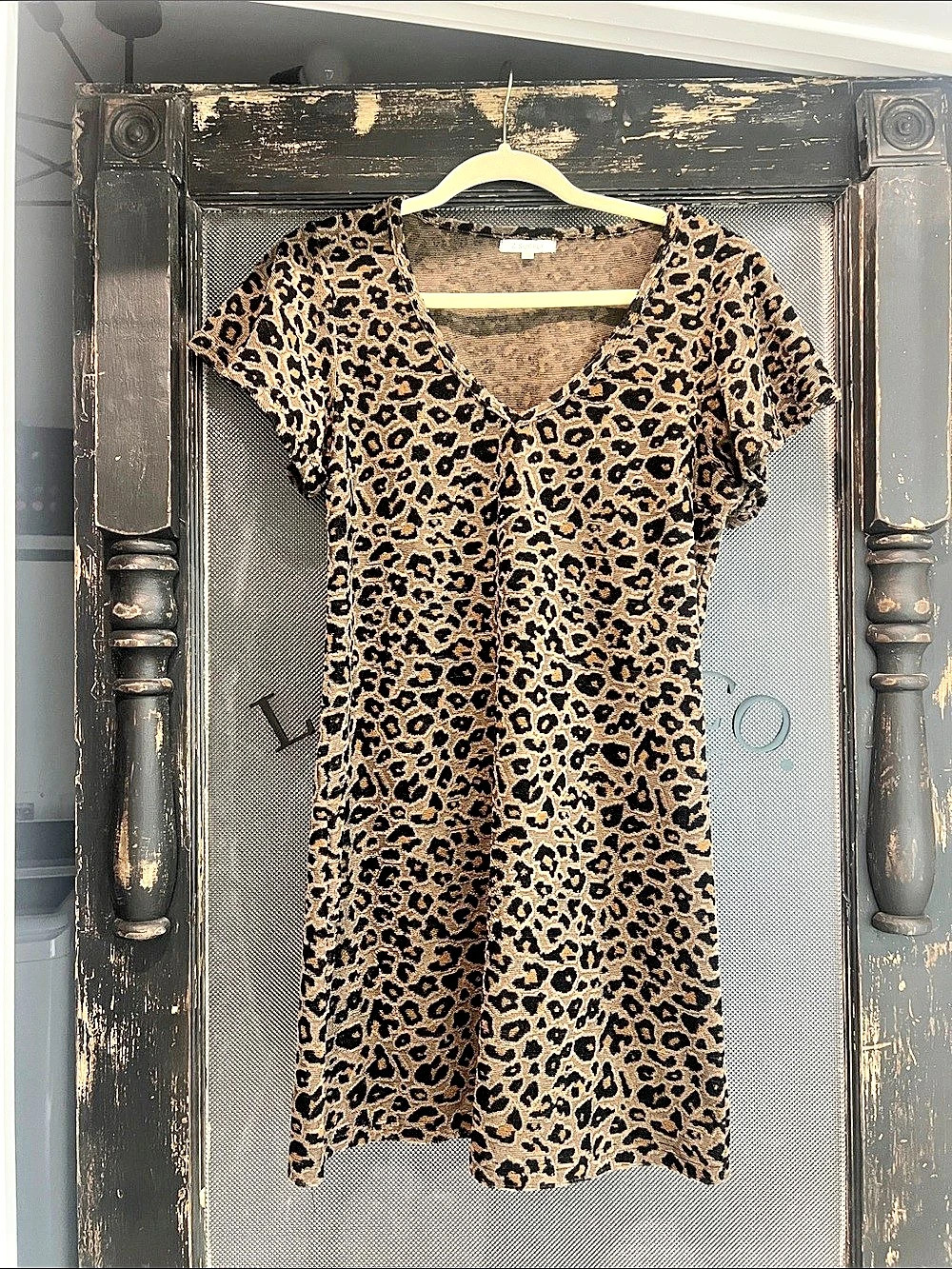Z Supply Leopard Print Mini Dress Like New